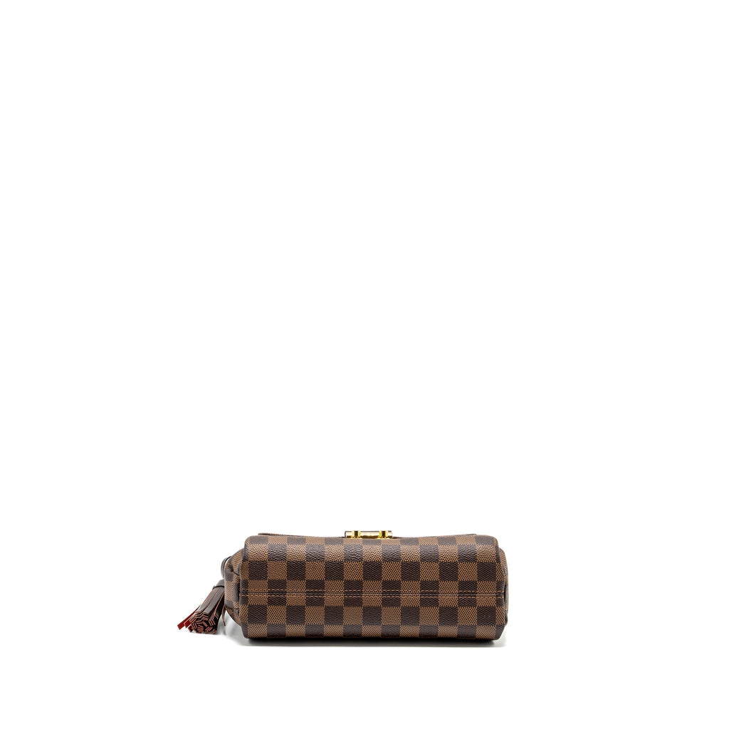 LOUIS VUITTON CROISETTE DAMIER EBENE CANVAS GHW