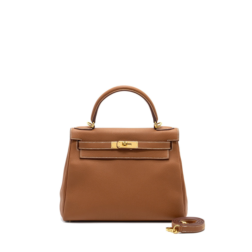 HERMES KELLY 28 TOGO GOLD GHW
