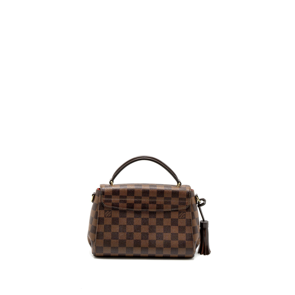 LOUIS VUITTON CROISETTE DAMIER EBENE CANVAS GHW