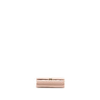 CHANEL ENAMEL LOGO QUILTED WALLET ON CHAIN CAVIAR LIGHT PINK LGHW