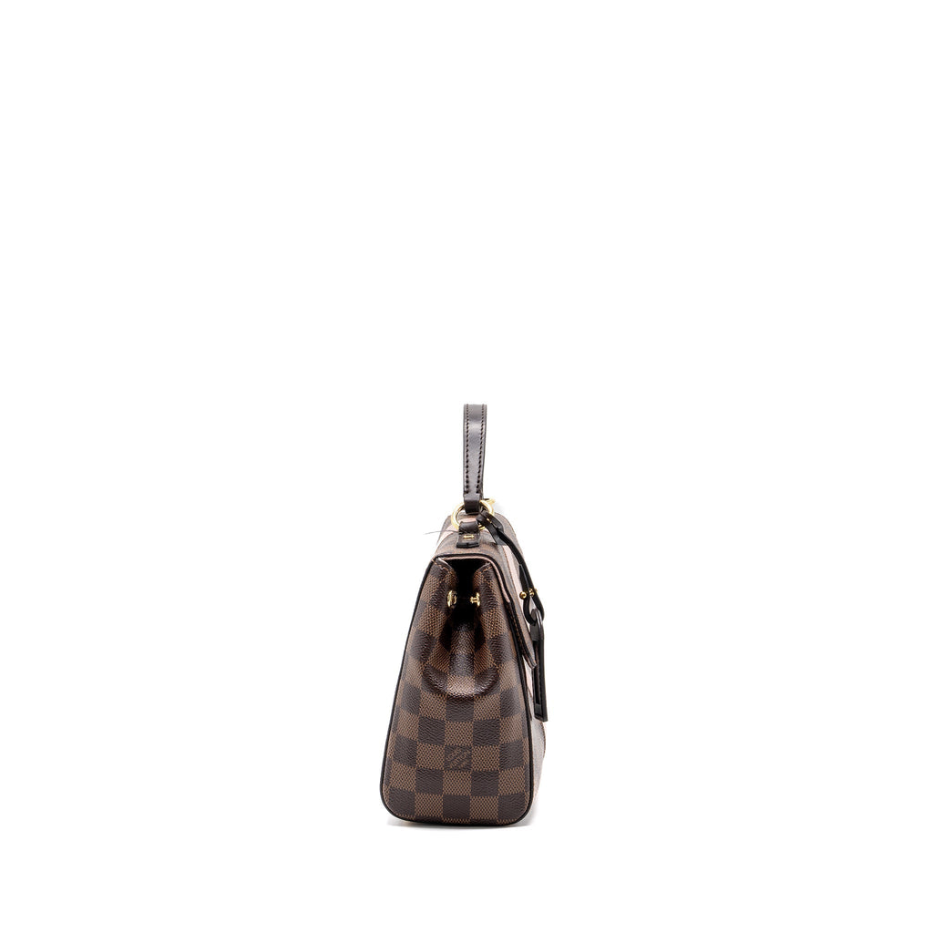 LOUIS VUITTON CLUNY BB DAMIER EBENE/PINK GHW