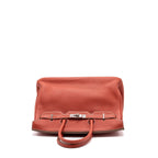 HERMES BIRKIN 35 TOGO SANGUINE / BLANC SHW