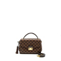 LOUIS VUITTON CROISETTE DAMIER EBENE CANVAS GHW