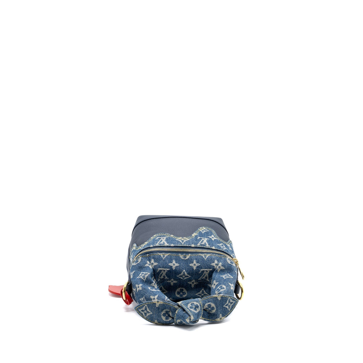 LOUIS VUITTON JAPANESE CRUISER BAG LIMITED EDITION MONOGRAM DENIM/LEATHER BLUE GHW(NEW VERSION)
