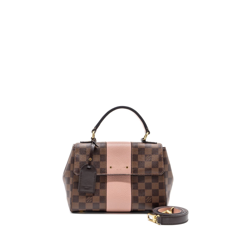 LOUIS VUITTON CLUNY BB DAMIER EBENE/PINK GHW
