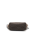 LOUIS VUITTON VINTAGE NEVERFULL MM FABRIC DARK BROWN GHW