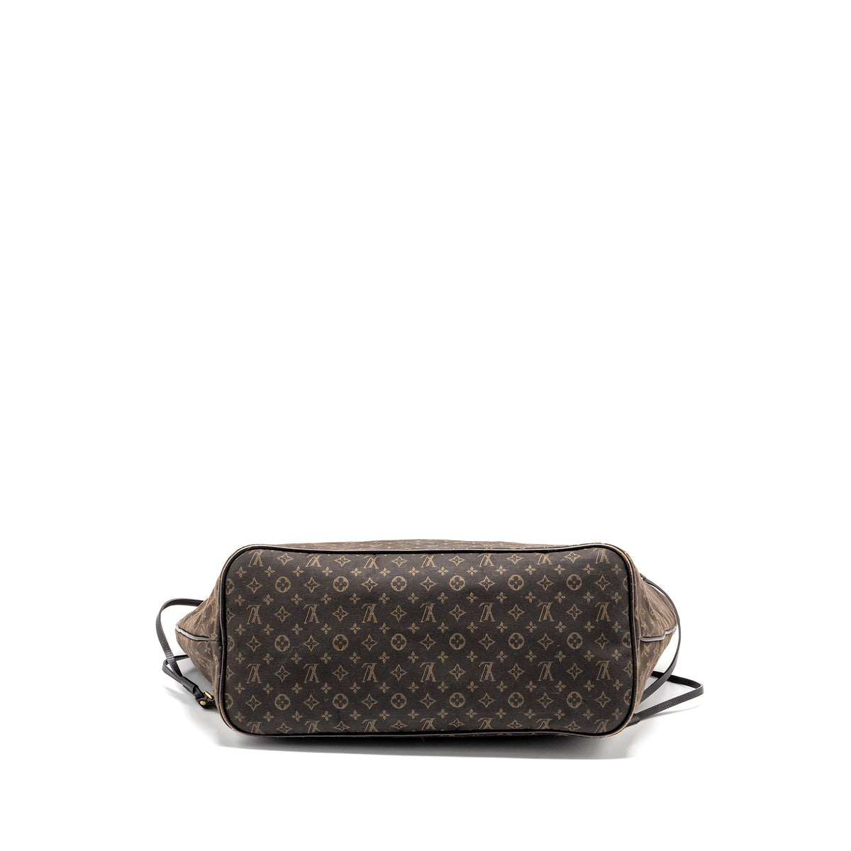 LOUIS VUITTON VINTAGE NEVERFULL MM FABRIC DARK BROWN GHW