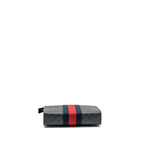 GUCCI GG SUPREME CANVAS / LEATHER ZIP CLUTCH BLACK/ MULTICOLOUR SHW