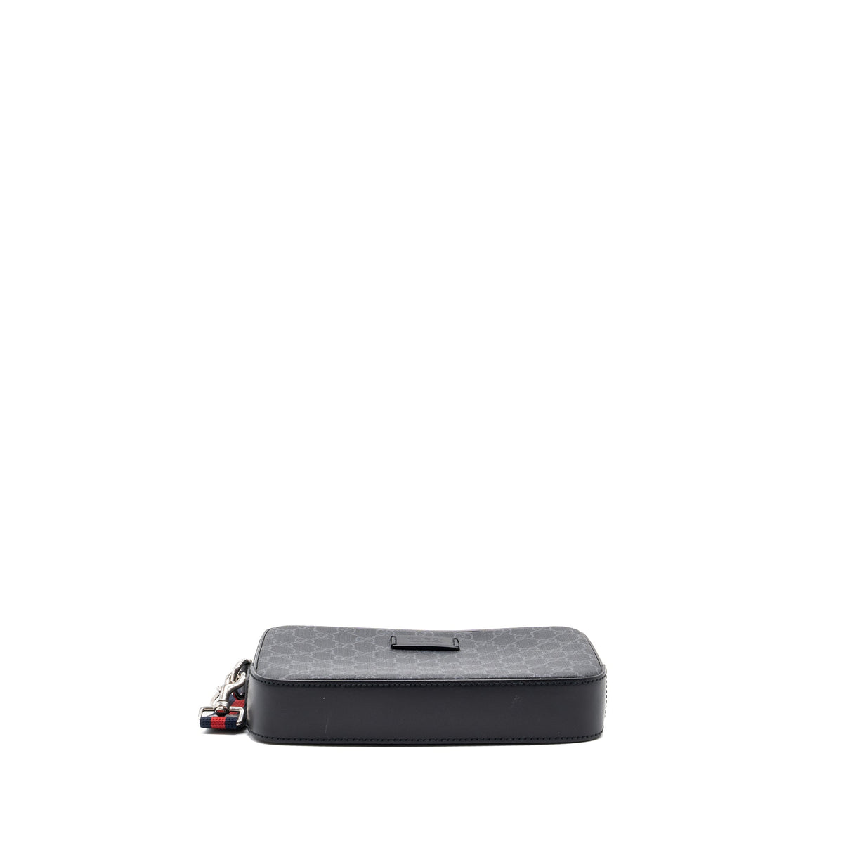 GUCCI CLUTCH GG SUPREME CANVAS BLACK SHW