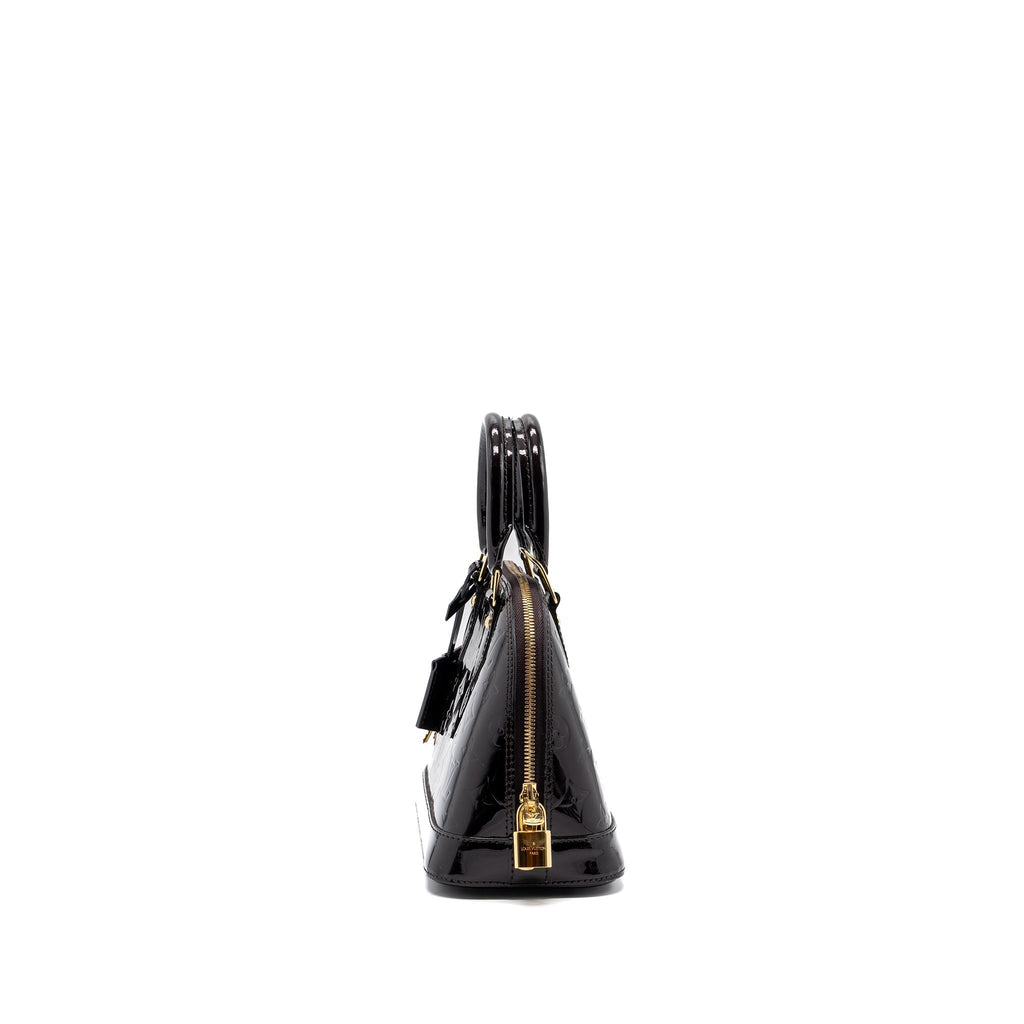LOUIS VUITTON ALMA BB PATENT AMARANTE GHW
