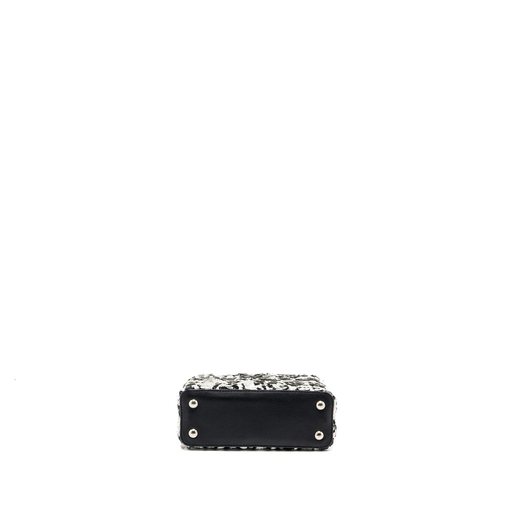 LOUIS VUITTON CAPUCINES MINI LIMITED EDITION SUQUIN / LEATHER MULTICOLOUR BLACK SHW