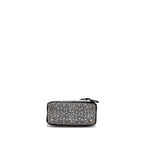 PRADA GALLERIA SATIN MINI BAG WITH CRYSTAL BLACK SHW