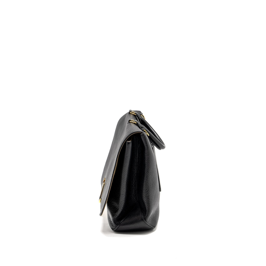 LOUIS VUITTON VOLTA BAG LEATHER BLACK GHW