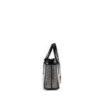 PRADA GALLERIA SATIN MINI BAG WITH CRYSTAL BLACK SHW