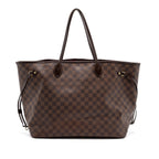 LOUIS VUITTON NEVERFULL DAMIER EBENE GM GHW
