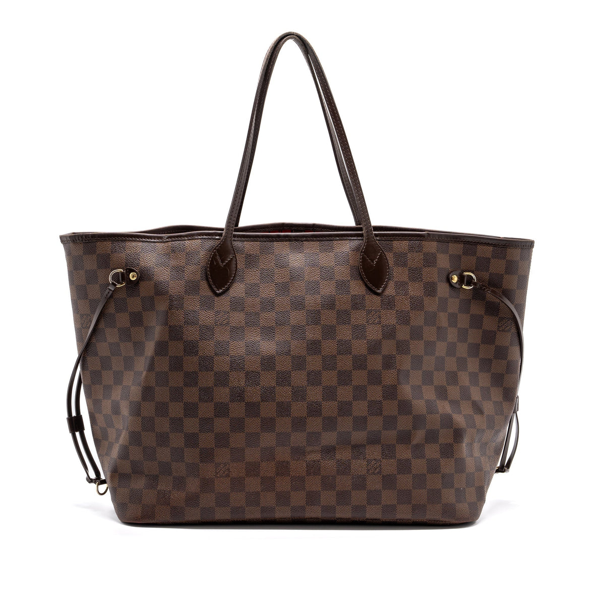 LOUIS VUITTON NEVERFULL DAMIER EBENE GM GHW