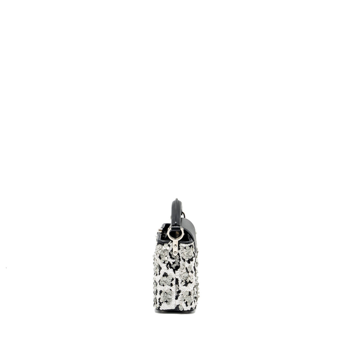 LOUIS VUITTON CAPUCINES MINI LIMITED EDITION SUQUIN / LEATHER MULTICOLOUR BLACK SHW