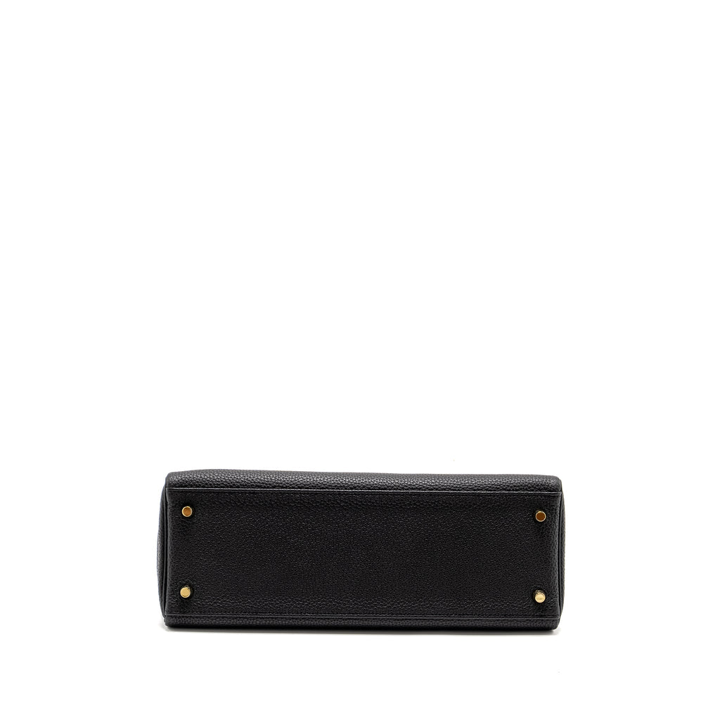 Hermes Kelly 32 Togo Black GHW