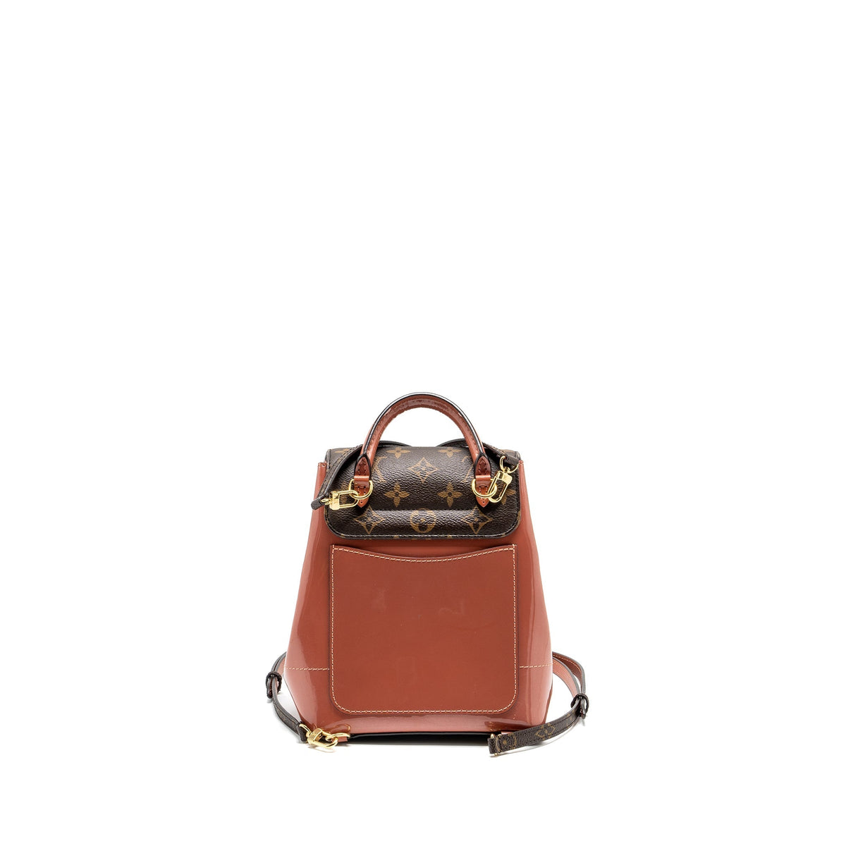 LOUIS VUITTON HOT SPRINGS BACKPACK PATENT / MONOGRAM CANVAS PINK GHW