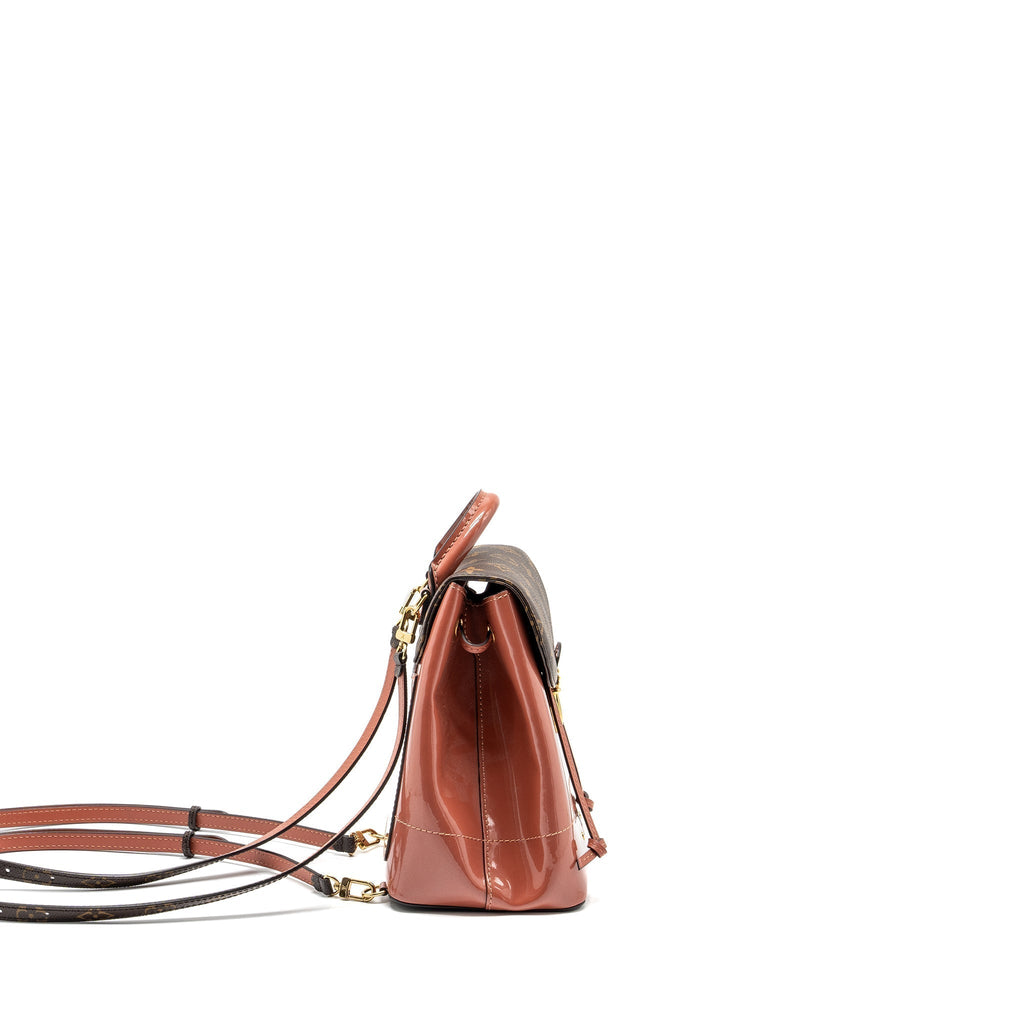 LOUIS VUITTON HOT SPRINGS BACKPACK PATENT / MONOGRAM CANVAS PINK GHW