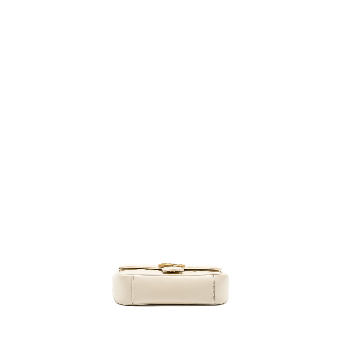 GUCCI MINI MARMONT BAG CALFSKIN WHITE GHW
