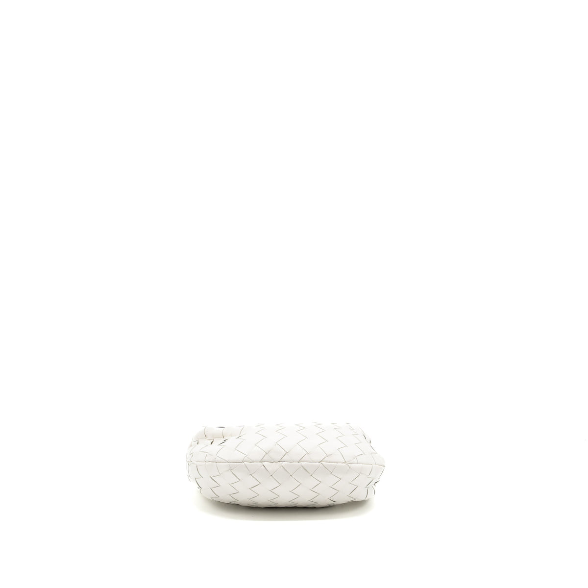 BOTTEGA VENETA MINI JODIE LAMBSKIN WHITE GHW