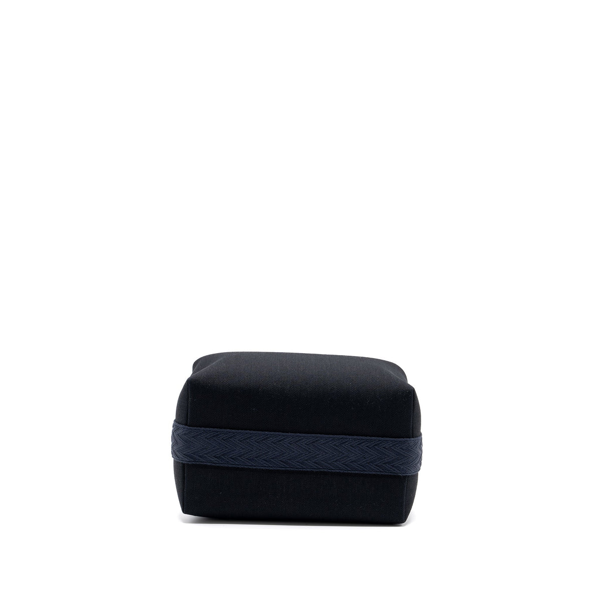 HERMES TROUSSE DE TOILETTE BRIDE A BRAC TRAVEL POUCH CANVAS BLACK/BLUE NUIT SHW