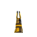 DIOR SMALL BOOK TOTE CANVAS YELLOW / BLACK