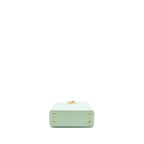 LOUIS VUITTON MINI CAPUCINES CALFSKIN IRIDESCENT GREEN LGHW