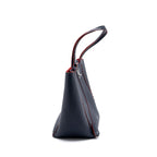 LOUIS VUITTON LOCK ME TOTE BAG CALFSKIN NAVY SHW