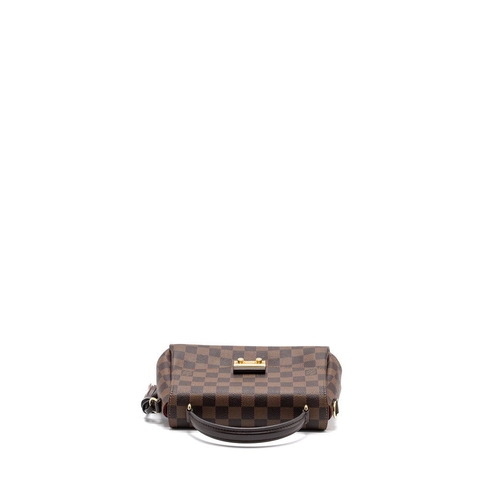 LOUIS VUITTON CROISETTE BAG DAMIER EBENE CANVAS GHW