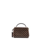 LOUIS VUITTON CROISETTE BAG DAMIER EBENE CANVAS GHW