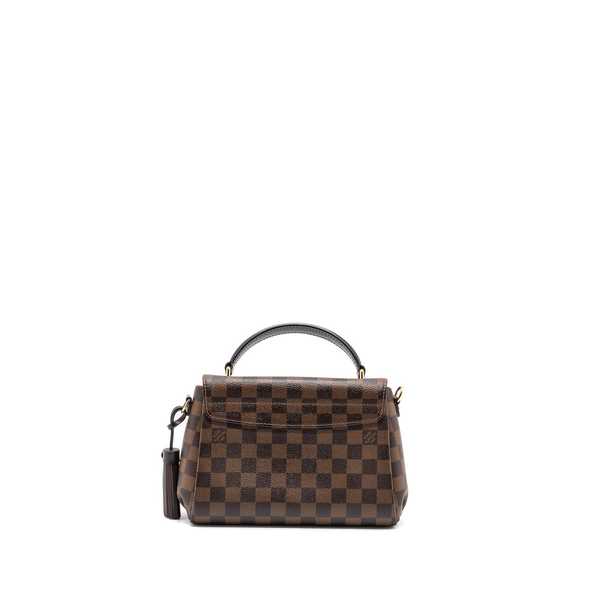LOUIS VUITTON CROISETTE BAG DAMIER EBENE CANVAS GHW