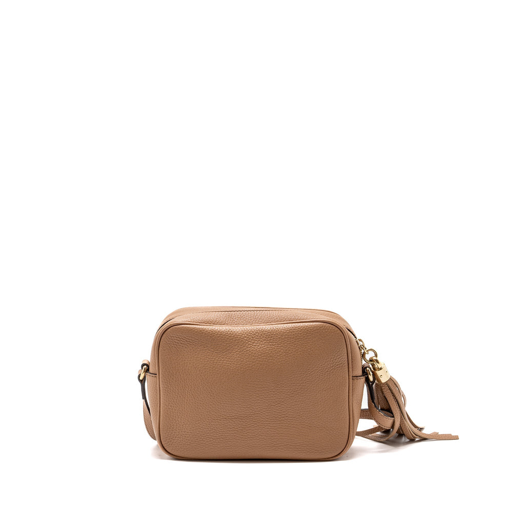 GUCCI DISCO SOHO BAG CALFSKIN BEIGE GHW