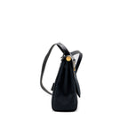 Hermes herbag 31 zip bag canvas / hunter leather black GHW