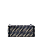 DIOR LARGE BOOK TOTE BLUE DIOR OBLIQUE EMBROIDERY