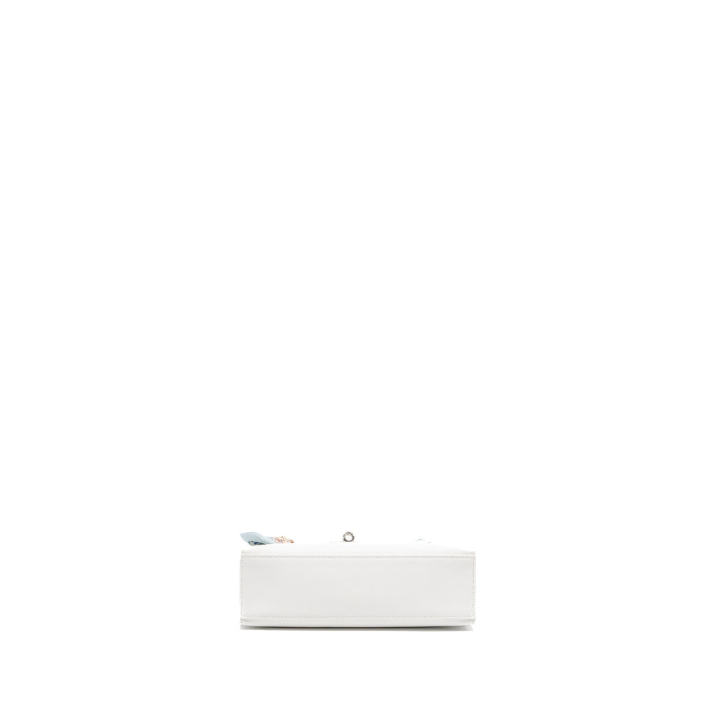 HERMES KELLY POCHETTE SWIFT NEW WHITE SHW
