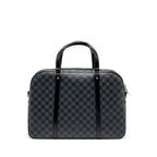 LOUIS VUITTON BRIEFCASE/DOCUMENT BAG DAMIER GRAPHITE CANVAS BLACK SHW
