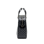 LOUIS VUITTON BRIEFCASE/DOCUMENT BAG DAMIER GRAPHITE CANVAS BLACK SHW