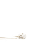 CHANEL 22S SMALL HEART BAG LAMBSKIN WHITE LGHW