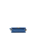 CHANEL MEDIUM BOY BAG CALFSKIN BLUE GHW