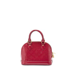 LOUIS VUITTON ALMA BB MONOGRAM VERNIS PINK GHW