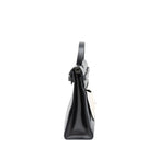 HERMES HERBAG 31 BERLINE CANVAS/VACHE HUNTER BLACK SHW
