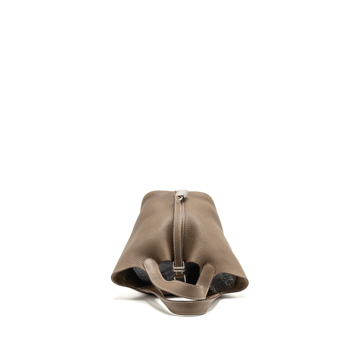 Hermes picotin 18 lock bag clemence etoupe SHW