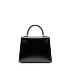 Hermes Kelly 25 Box Black GHW