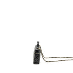 CHANEL 25P CC TOP HANDLE VANITY WITH CHAIN CAVIAR BLACK LGHW (MICROCHIP)