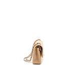 CHANEL MEDIUM CLASSIC DOUBLE FLAP BAG CAVIAR BEIGE SHW (MICROCHIP)