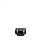 Dior Mini Lady Dior Cannage Satin with Strass Black SHW