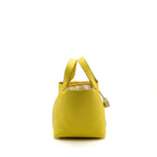 Hermes Picotin 18 Lock Bag Clemence 9R Lime SHW
