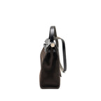 HERMES HERBAG 31 ZIP BAG CANVAS/HUNTER LEATHER EBENE/NOIR SHW